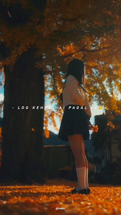Log Kehte hai pagal🥺🥀| Feel it ❤️ | Aesthetic lyrics status #slowedreverb#trending #shorts #4k #lofi
