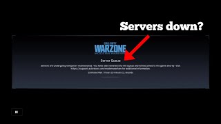 WARZONE SERVERS are DOWN! WHY are they DOWN?  (Call of Duty: Modern Warfare) Profile