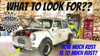 WHAT TO LOOK FOR - When Buying A CLASSIC MINI