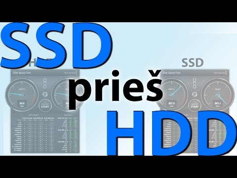 SSD vietoj HDD Standus Diskas vs. Kietas Diskas MAC Mini Testas