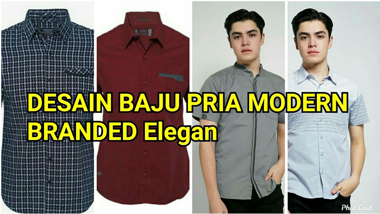 Trend Desain  Baju  Pria Remaja  Modern Branded Elegan YouTube