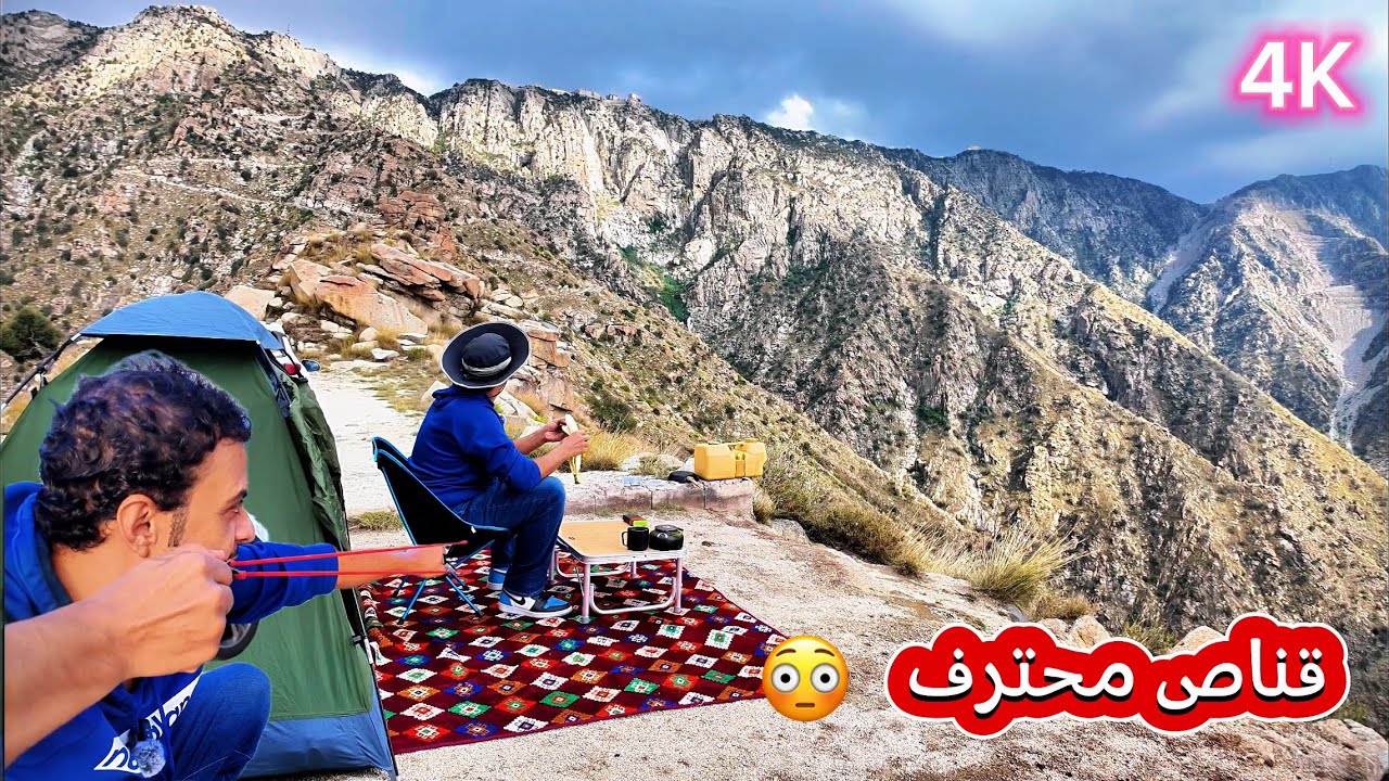 تخييم على قمة الجبل… صدمة الجو كانت غير متوقعة😳☁️
