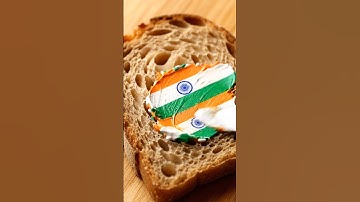 World Flag On 🍞  Bread|ASMR Country Flag oddly satisfying #asmr #trending #bread