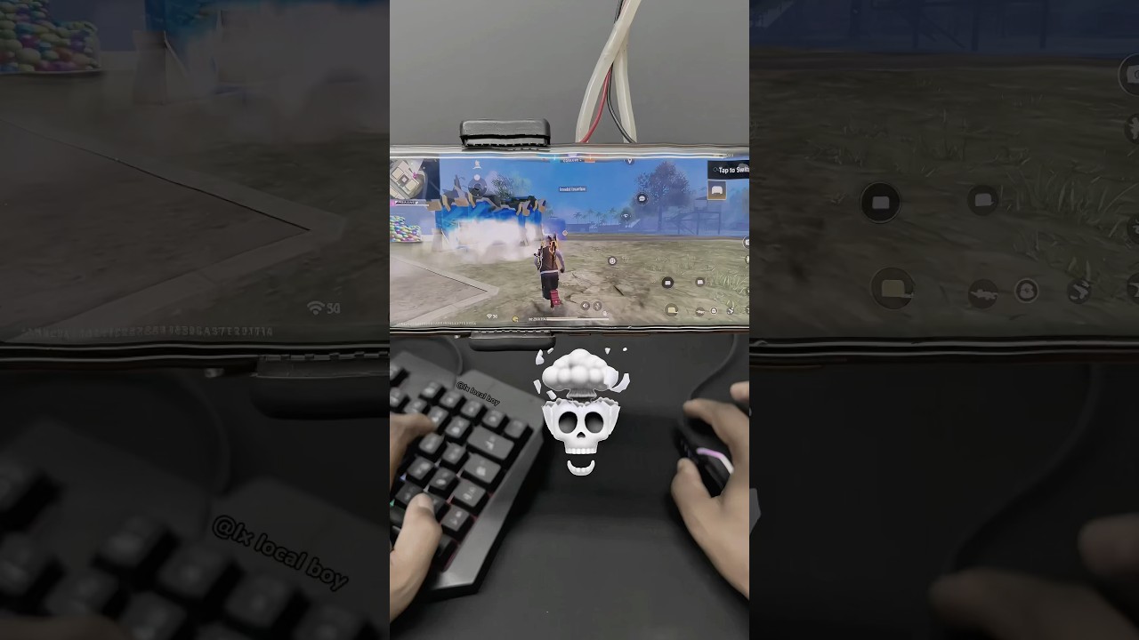 ⚡Pro Level Free Fire Setup! Keyboard + Mouse Power 💪 | One Tap Headshot 🔥