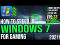 🔧 How to Optimize Windows 7 for Gaming 2023-You Get Ultimate Performance For Gamers ✔️Update 2023