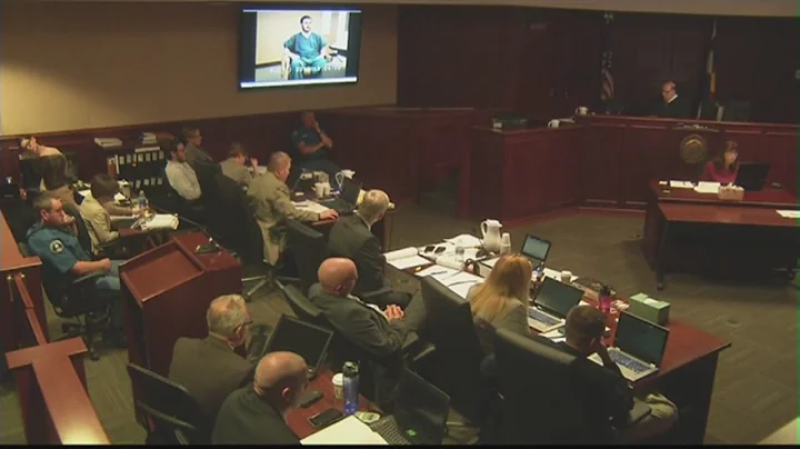 James Holmes describes what he saw and felt and he...