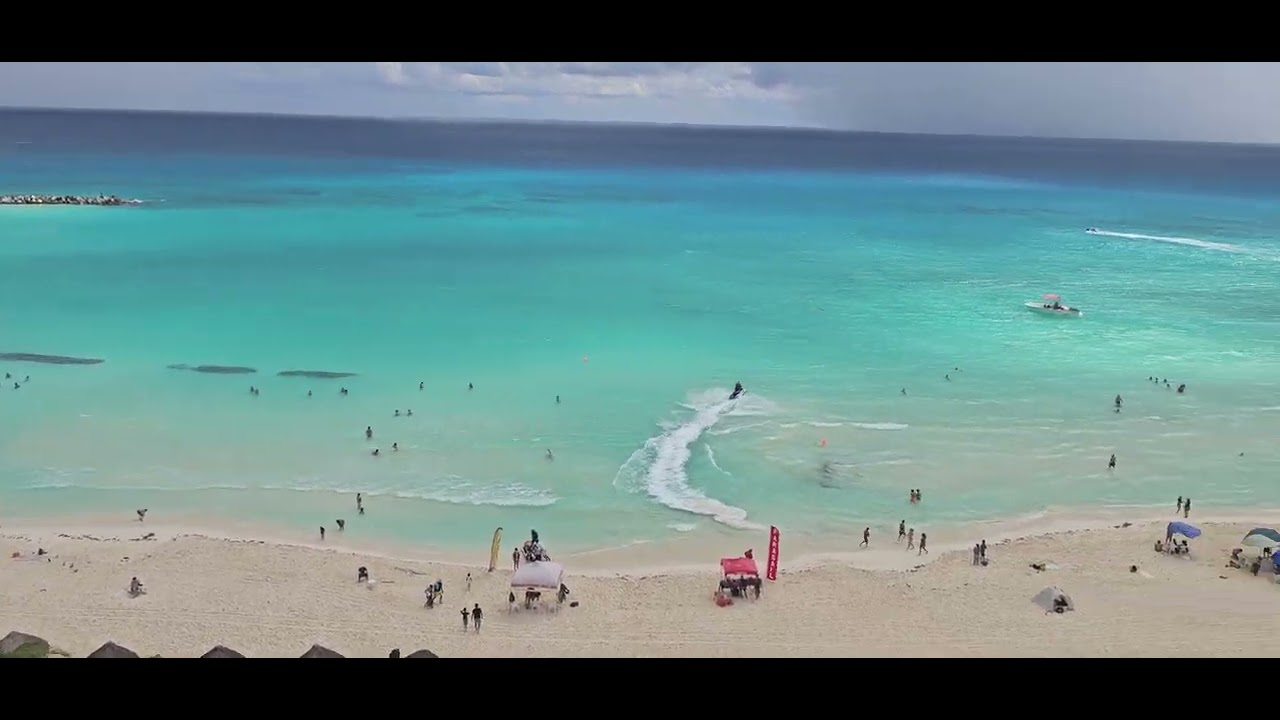 Krystal hotel cancun mexico 🇲🇽 view in our balcony. Beautiful nature