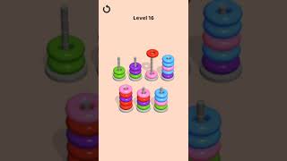 Hoop Stack Puzzle 1-20 Levels First Impression Iphone & Andriod Gmaeplay