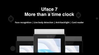 BundyPlus | Uface 7 contactless card and face recognition workforce time clock