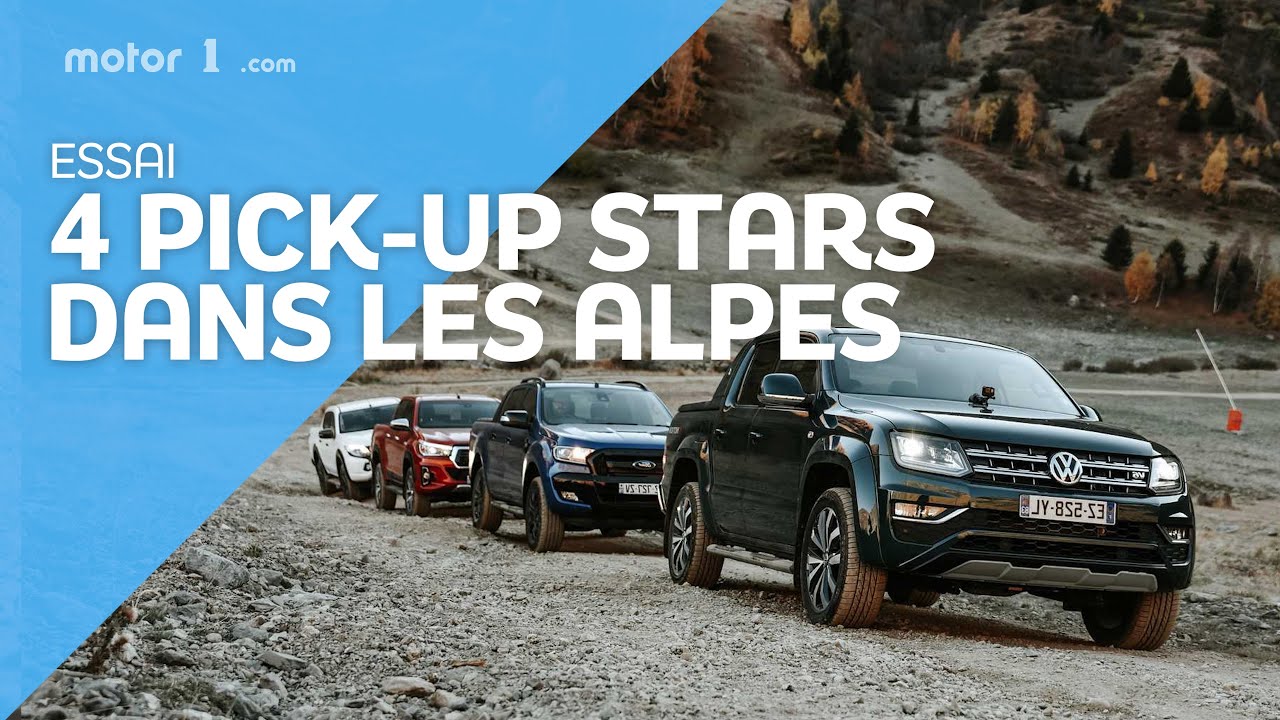 Essai - Découverte de 4 Pick-up stars dans les Alpes