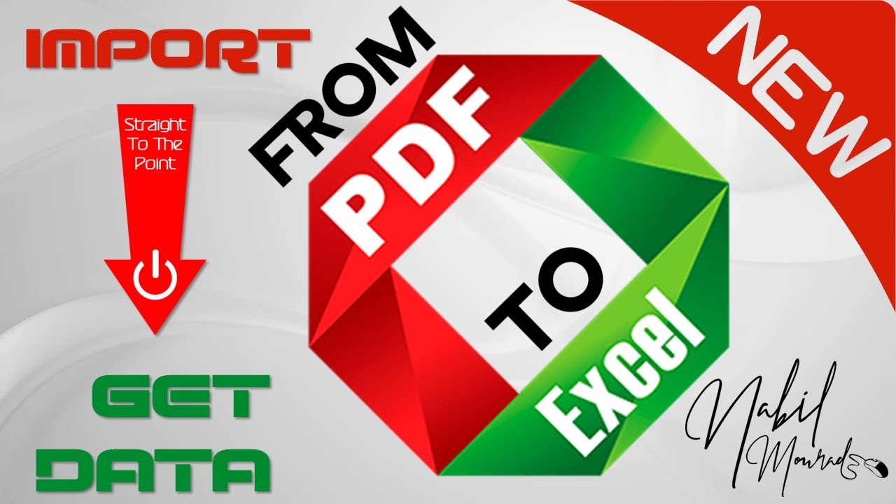 get data from pdf to excel