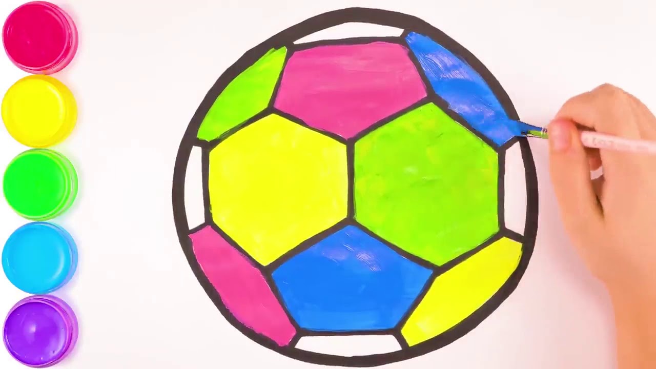 Игры шарик рисовать. Мячики для краски. Мяч рисовалки. Раскрашиваем мяч красками. Разрисованный мяч.