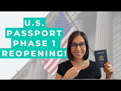 US Passport Application Update | Phase 1 Reopening thumbnail