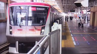 たまプラーザ駅で大井町線６０００系が発車しました❗️