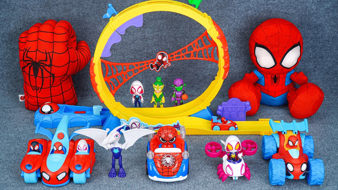 Marvel Spiderman Toys Unboxing Review | VenomVersus Super Loop Track vs Fast and Spidey Split Racer