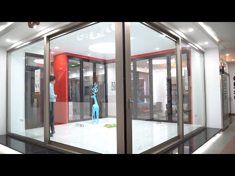 Mẫu Cửa Trượt Nhôm Kính Đẹp Thương Hiệu Đức Kích Thước Ngang 1 Cánh Có Thể Lên Tới 4.5m