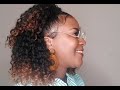 Wash N Go Routine| Half Up Half Down| Natural Hairstyle