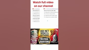 Books and Authors - Conservatism #ntaugcnetpoliticalscience #politicalscience #ugcnet #shorts
