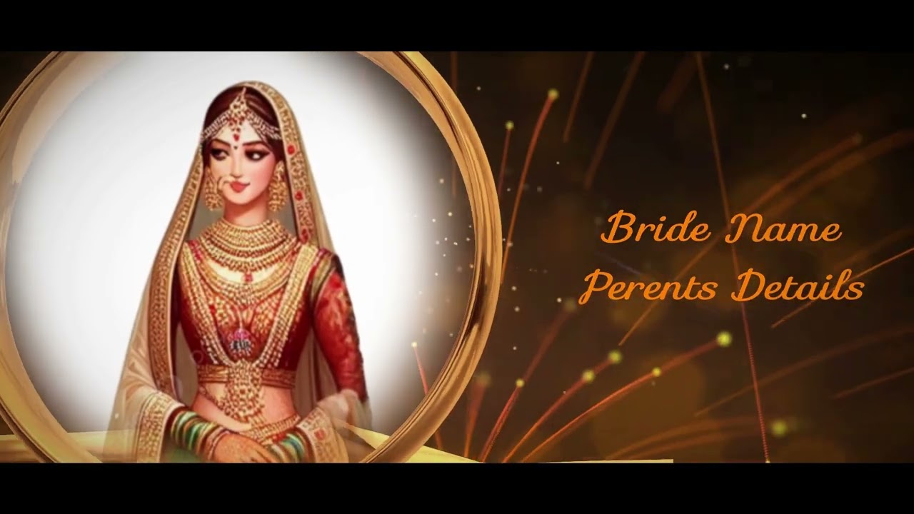 Whats app Wedding invitation Video English - 50% off offer limited