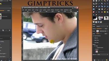 Shave someone in GIMP- Clone & Healing tool (+spot removal) GIMP tutorial
