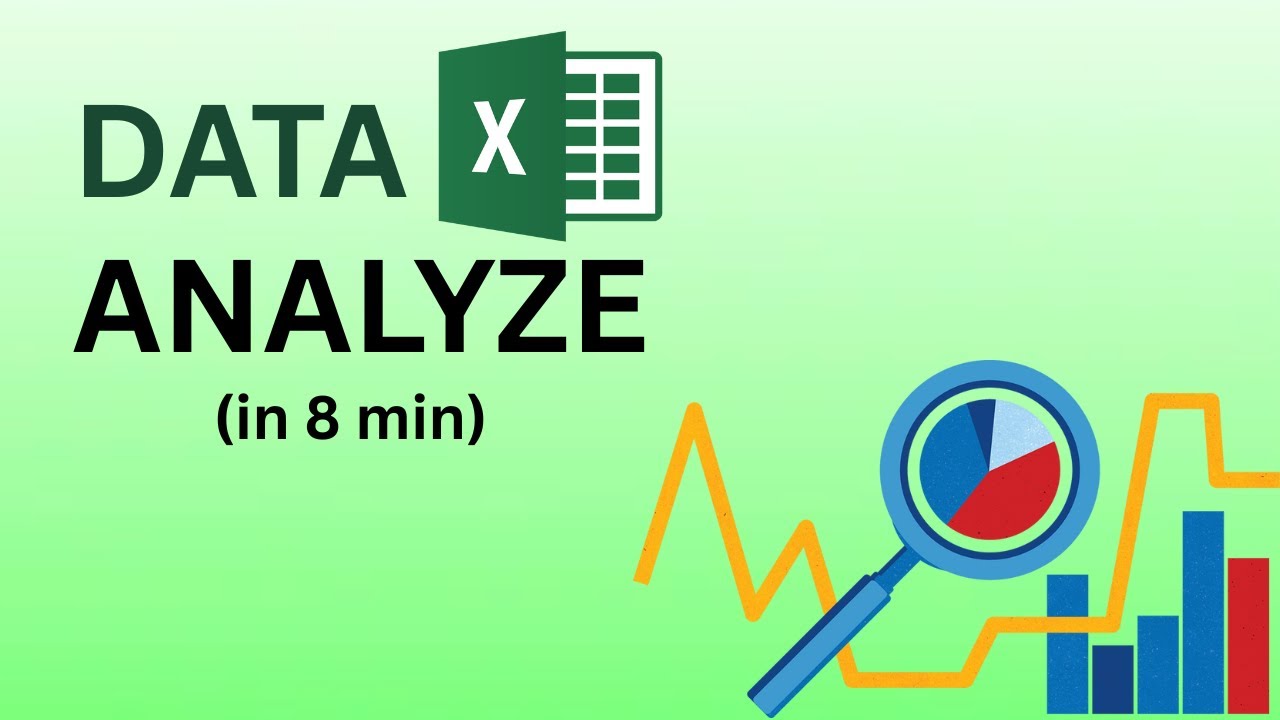 How to Analyze data in Excel in Just 8 Minutes - YouTube