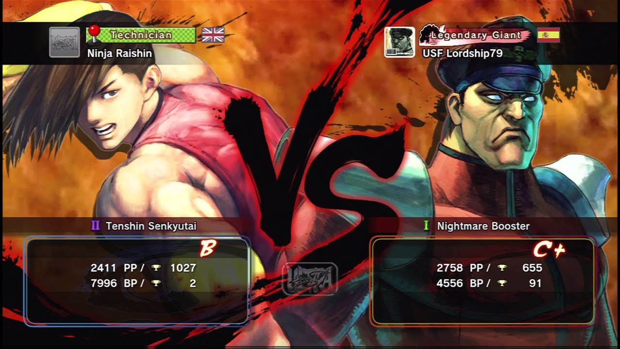 Ninja Raishin [Yang] vs USF Lordship79 [Bison] USF4