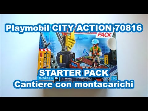 Playmobil City Action 70816 Starter Pack Chantier de construction