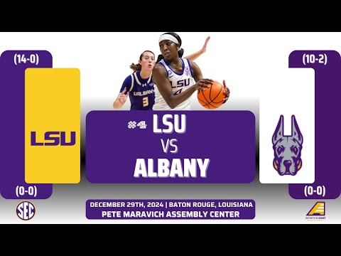 LSU Crushes Albany! Morrow's HUGE Night!