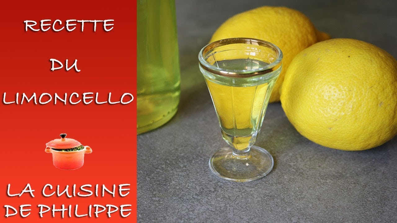 Recette du limoncello