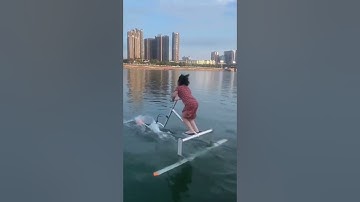 Pump action hydrofoil Impressive demo