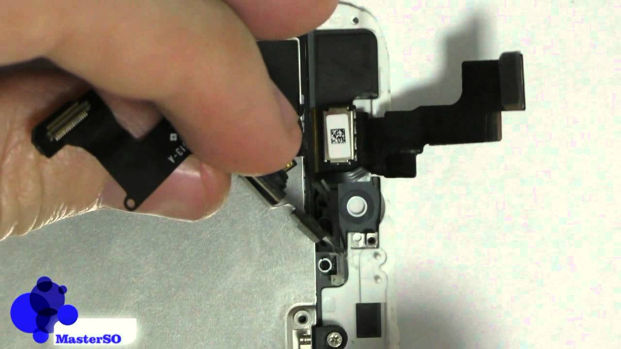 Замена стекла iphone 5S - YouTube
