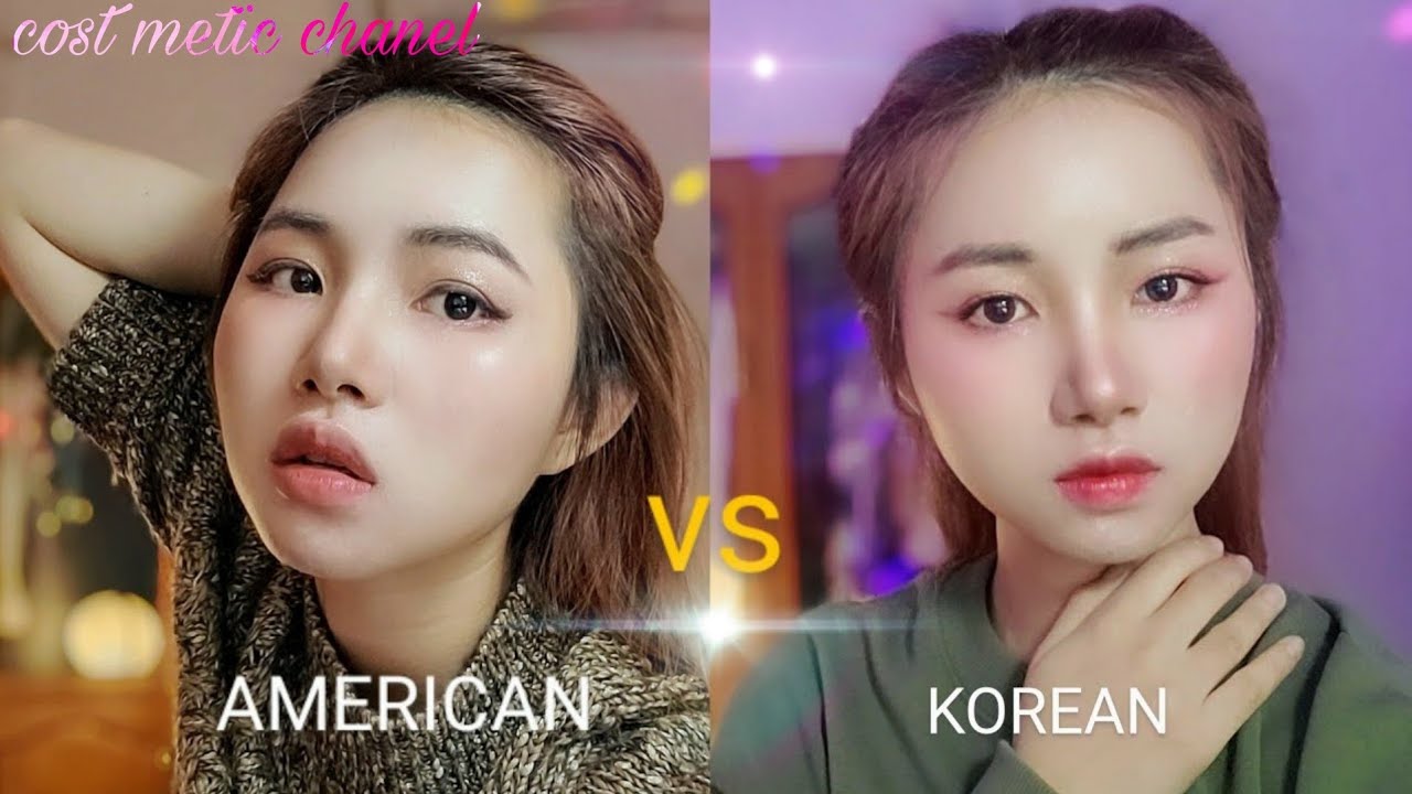 My favorite " AMERICAN AND KOREAN " makeup style