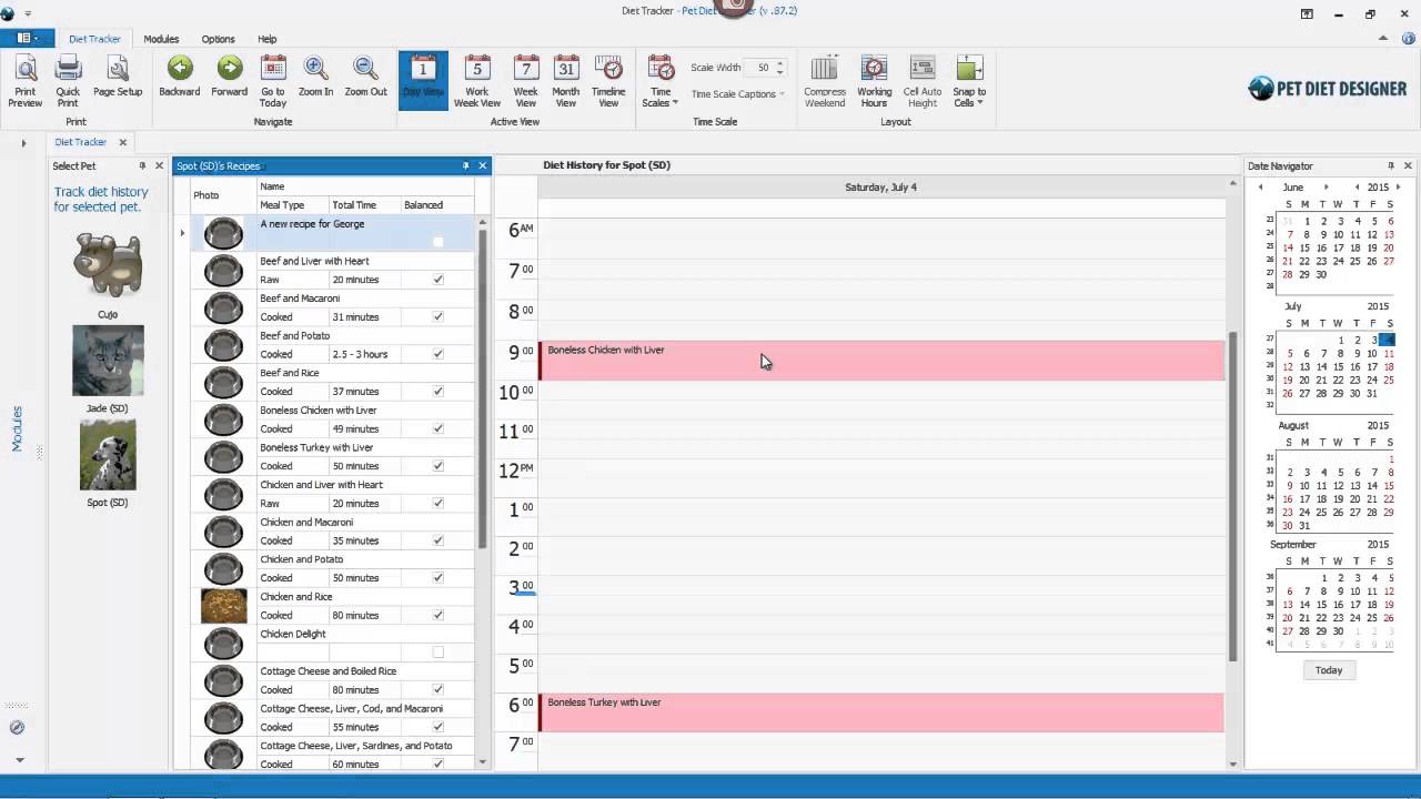 Diet Tracker Overview