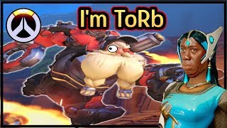 Picking Torb While My Teammates Troll, But Kinda Enjoying it (Overwatch)