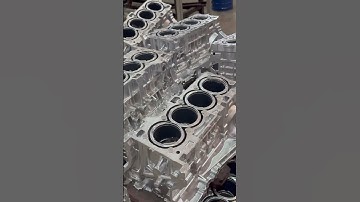Low pressure die casting engine block#shorts