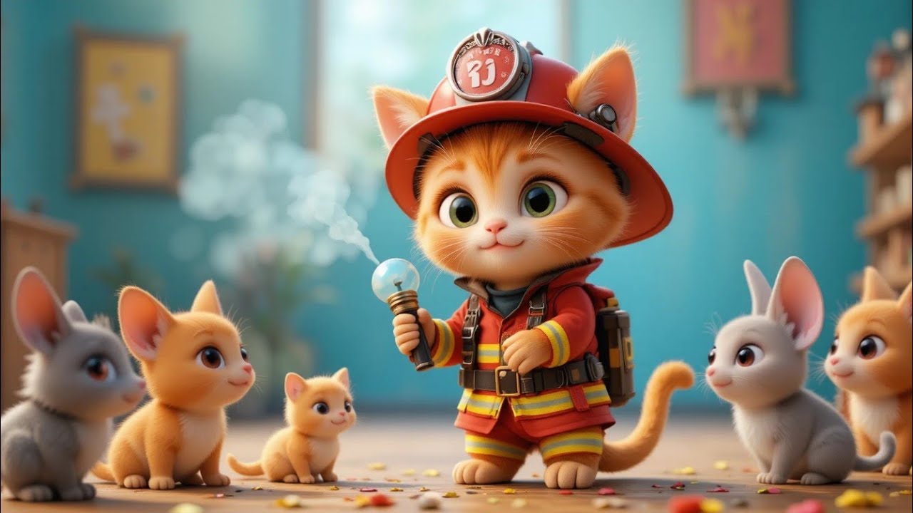 Cute Cat & Friends 🐱🐔 | 4 Short Moral Stories in One Video | Kids 3D Cartoon Stories