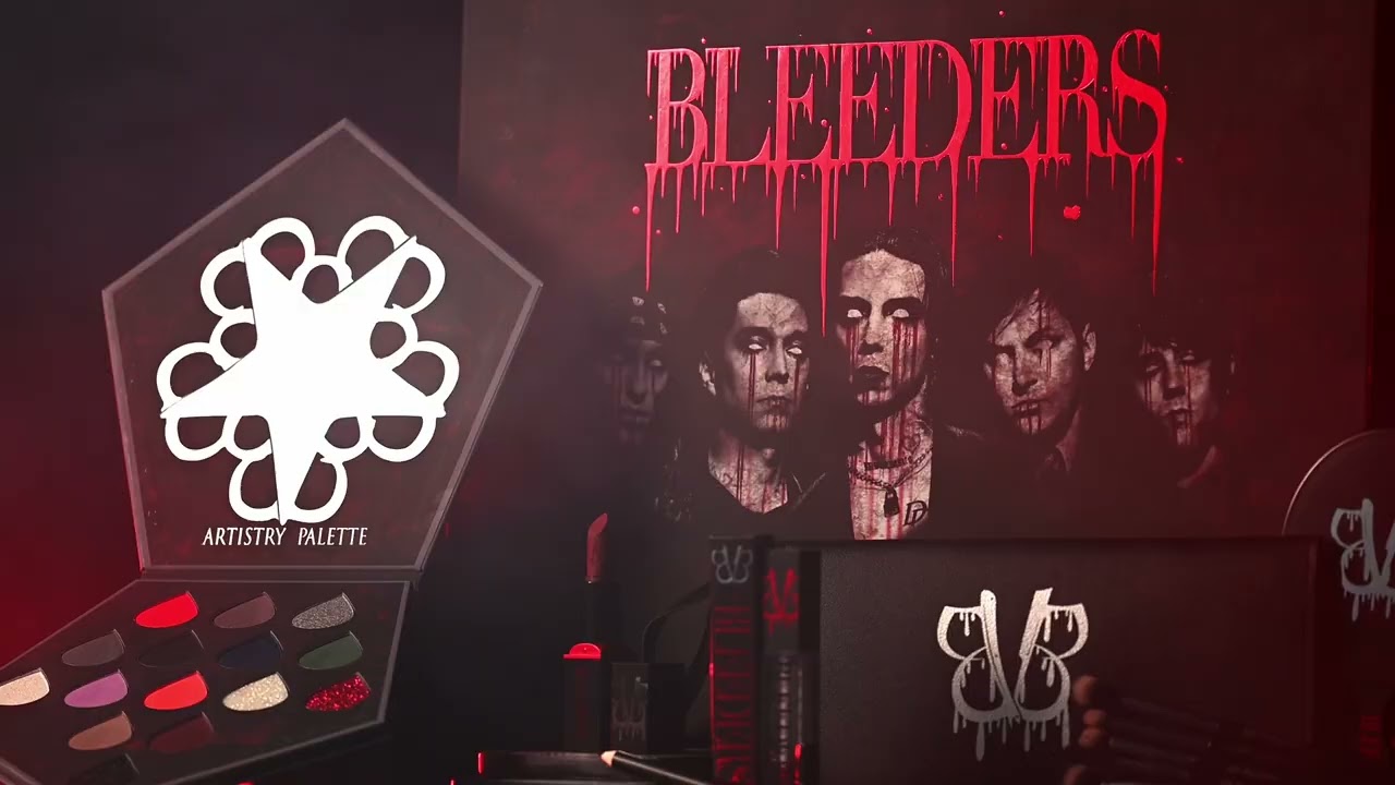 Black Veil Brides BLEEDERS makeup collection reveal