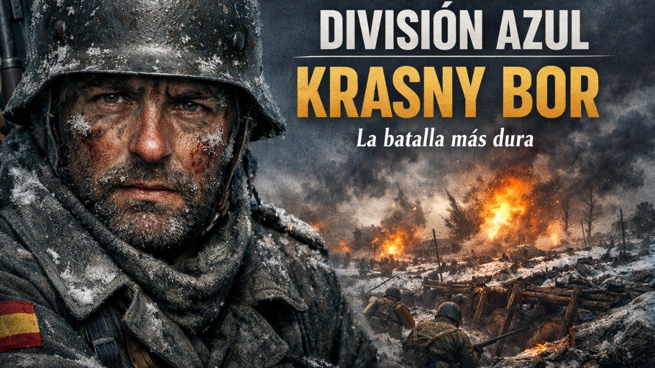 La División Azul en Krasny Bor bajo el trueno y el metal