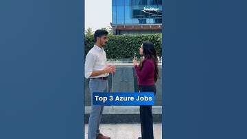 Top 3 Azure Jobs 2024 | Azure For Freshers | Intellipaat #Azure #Jobs #Career #Shorts