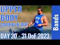Upper Body Bands Workout - Cardio In/Out - Day 20 - 31 Days of Fitness Series 2023