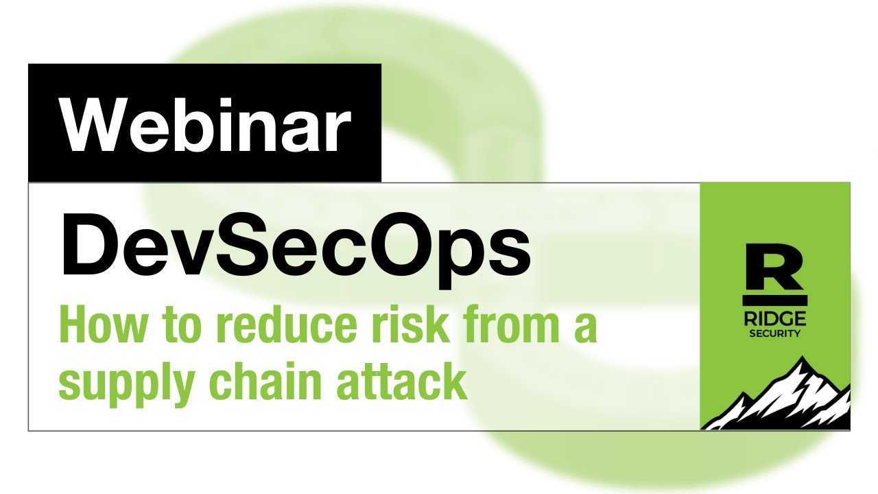 DevSecOps Webinar - YouTube