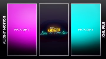 VESE MAIN LADKIYO KI BAHUT IZZAT KARTA HU 🔥🥶 || ALIGHT MOTION XML FILE 🗃️🙌 || NEW TREND XML FILE 💗🎀