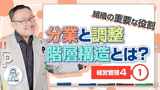 組織の重要な役割 分業と調整、階層構造とは？【経営管理4-1】