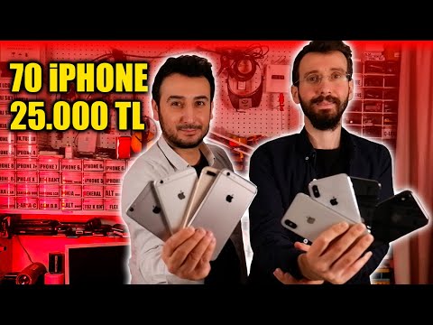 We hebben 70 iPhones gekocht voor 25.000 TL