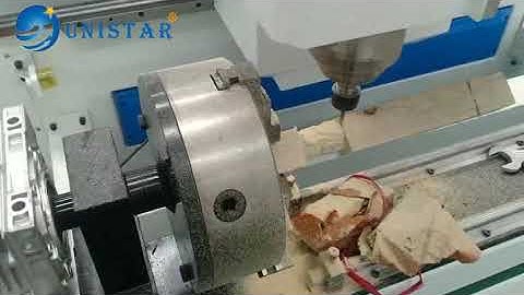 Jinan UNISTAR 1325 4 axis cnc woodworking machine with rotary engraving
