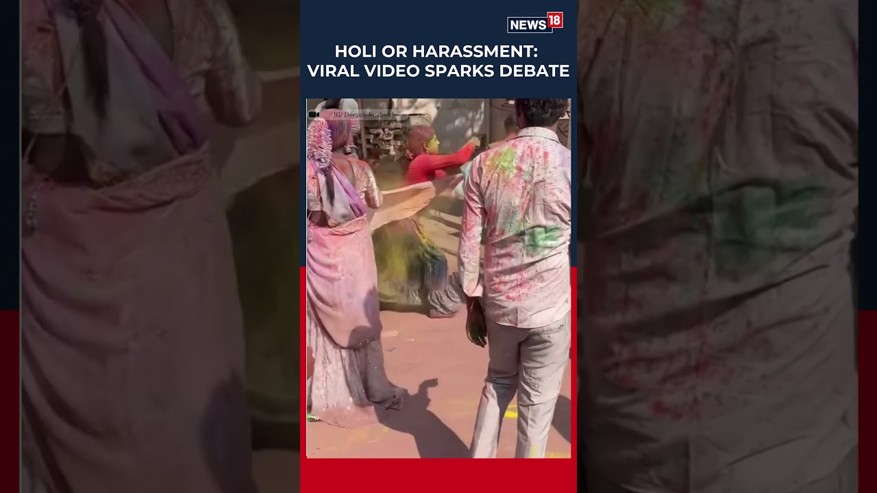 Braj Holi 2026 Video Sparks Outrage After Alleged Inappropriate Behaviour Caught on Camera | N18S