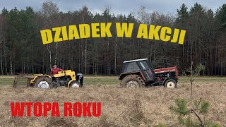 !!WTOPA DZIADKA!! | Utopione Dwa Traktory | Duży Ursus Nie Odpala | POV | Engine Sound | Ursus C330