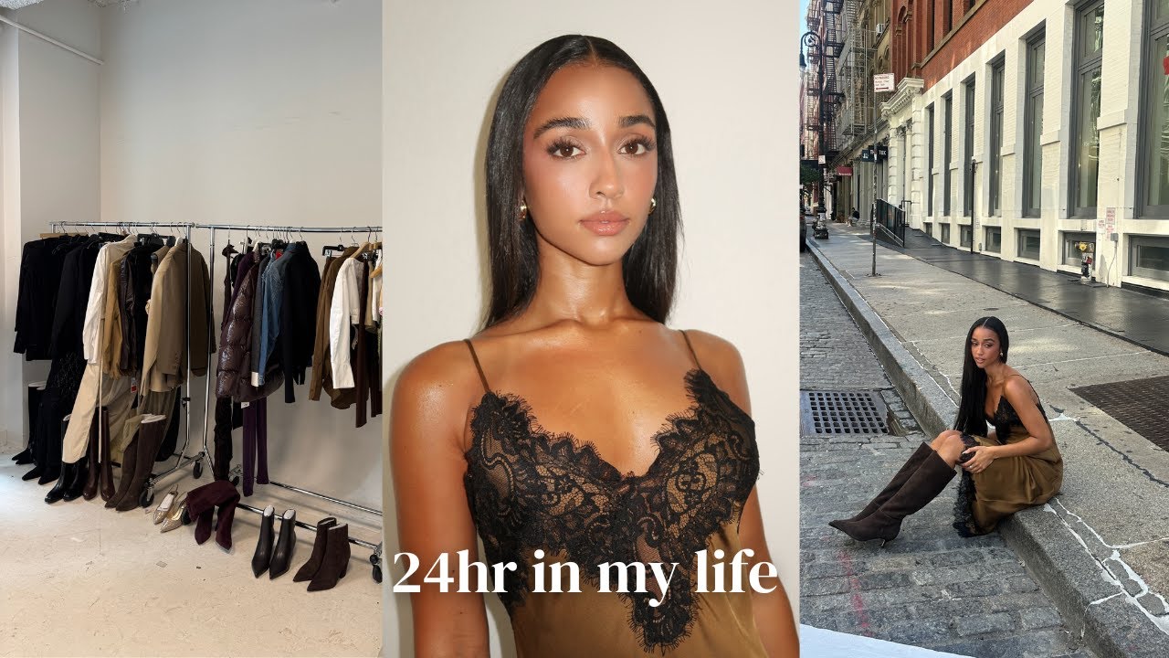 24hr in my Life - Pre-Shoot Day Prep, Fitting, Shoot Day BTS