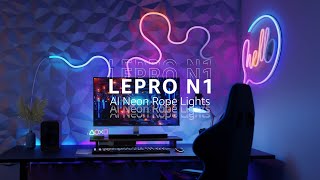 Lepro N1 Smart Neon LED Strip Lights, AI Generated Lighting
