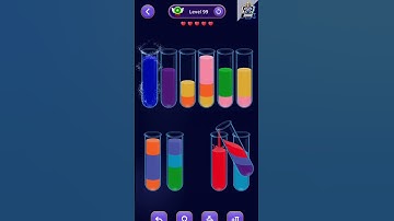 Water Sort : Puzzle game Level 99 #watersortpuzzlegame #walkthrough #gameplay #shorts